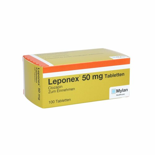 LEPONEX 50 mg Tabletten, 100 Stk., Viatris Healthcare GmbH