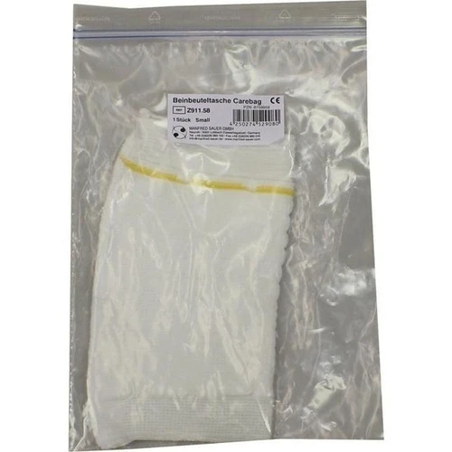 Beinbeuteltasche Carebag S mit aufgen&auml;hter Tasche, 1 Stk., Manfred Sauer GmbH