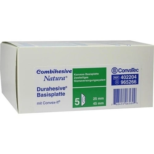 Combihesive Natura Konvexe Basis flex Kleb.25/45mm, 5 Stk., Convatec (Germany) GmbH