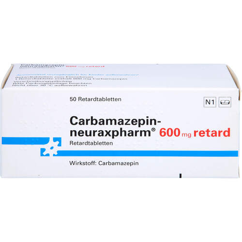 Carbamazepin-neuraxpharm 600mg retard, 50 Stk., neuraxpharm Arzneimittel GmbH