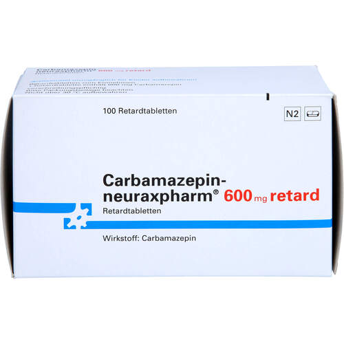 Carbamazepin-neuraxpharm 600mg retard, 100 Stk., neuraxpharm Arzneimittel GmbH