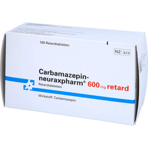 Carbamazepin-neuraxpharm 600mg retard, 100 Stk., neuraxpharm Arzneimittel GmbH