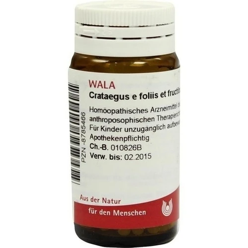 CRATAEGUS E FOL FRUCT D 6, 20 g, Wala Heilmittel GmbH