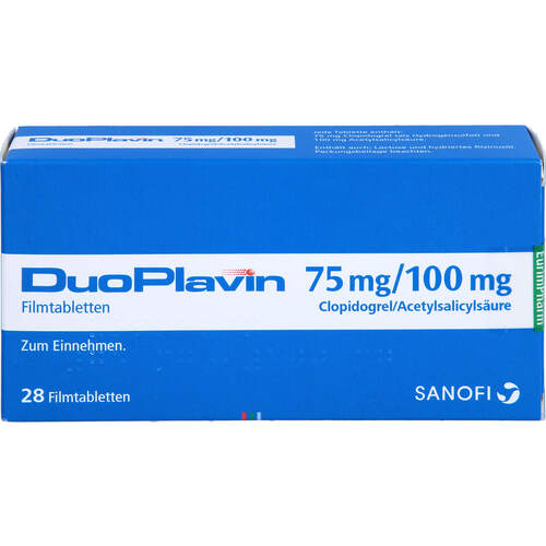 DuoPlavin 75mg/100mg Filmtabletten, 28 Stk., Eurimpharm Arzneimittel GmbH