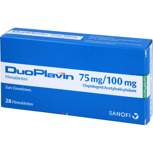 DuoPlavin 75mg/100mg Filmtabletten, 28 Stk., Eurimpharm Arzneimittel GmbH