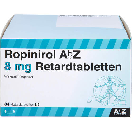 Ropinirol AbZ 8mg Retardtabletten, 84 Stk., Abz Pharma GmbH