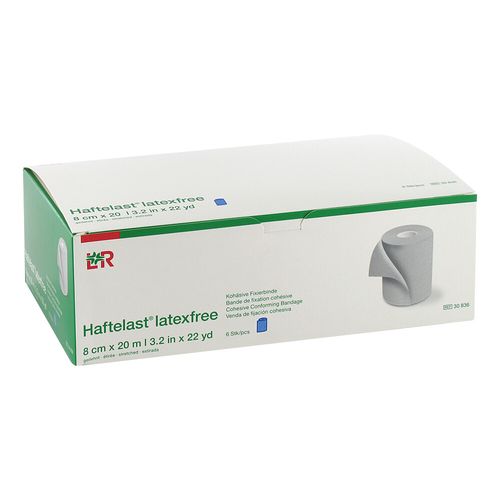 Haftelast Fixierb.kohäs.LF 8cmx20m blau, 6 Stk., Lohmann & Rauscher GmbH & Co. KG