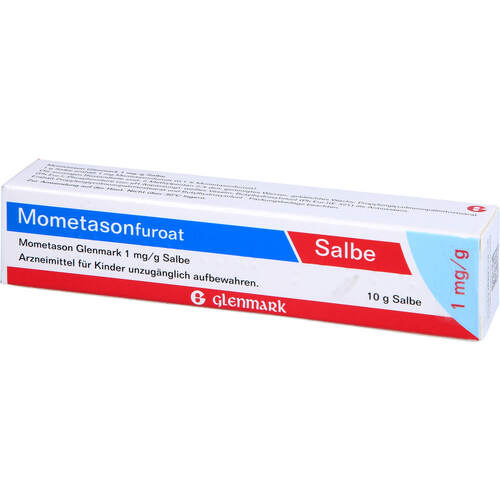 Mometason Glenmark 1mg/g Salbe, 10 g, Glenmark Arzneimittel GmbH