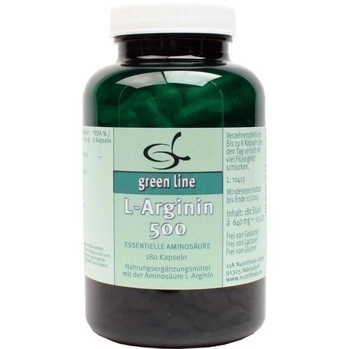 L-Arginin 500, 180 Stk., 11 A Nutritheke GmbH