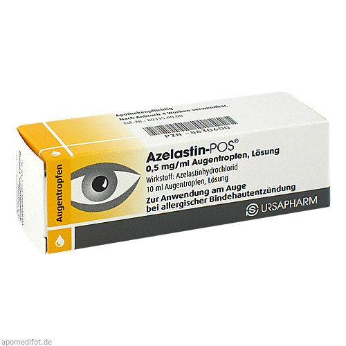 AZELASTIN POS Augentropfen, 10 ml, Ursapharm Arzneimittel GmbH
