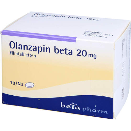 Olanzapin beta 20mg Filmtabletten, 70 Stk., betapharm Arzneimittel GmbH
