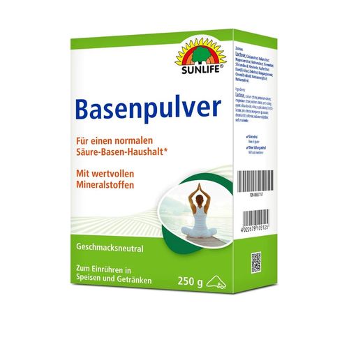 Sunlife Basenpulver, 250 g, Sunlife GmbH Produktions- und Vertriebsgesellschaft mbH
