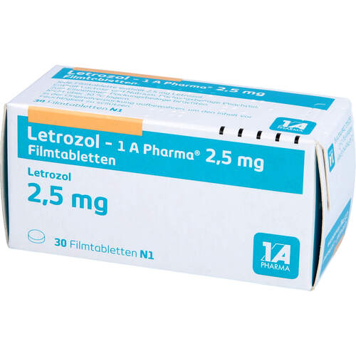 Letrozol - 1 A Pharma 2.5mg Filmtabletten, 30 ST, 1 A Pharma GmbH