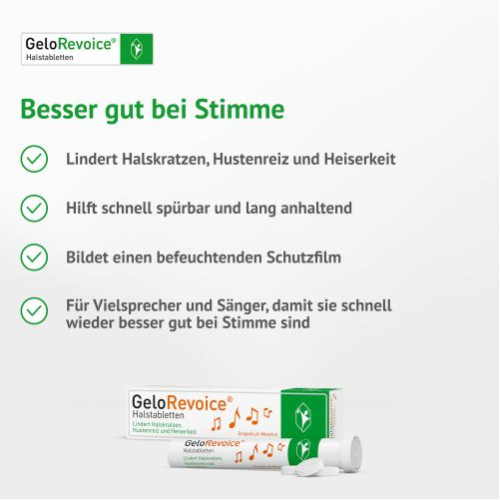 GeloRevoice Halstabletten Grapefruit-Menthol bei Heiserkeit & Stimmverlust, 20 Stk., G. Pohl-Boskamp GmbH & Co. KG