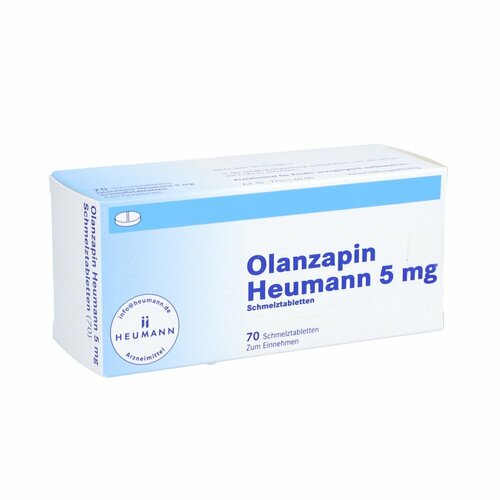 Olanzapin Heumann 5 mg Schmelztabletten, 70 ST, Heumann Pharma GmbH & Co. Generica KG