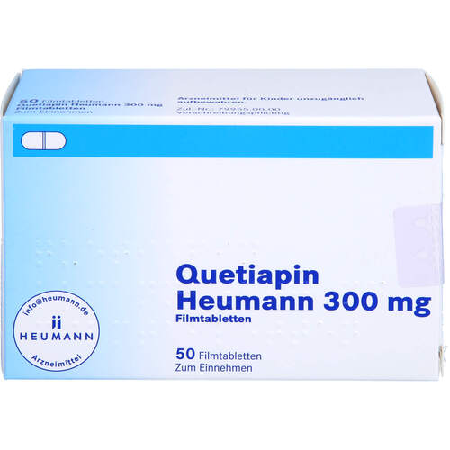 Quetiapin Heumann 300 mg Filmtabletten, 50 ST, Heumann Pharma GmbH & Co. Generica KG