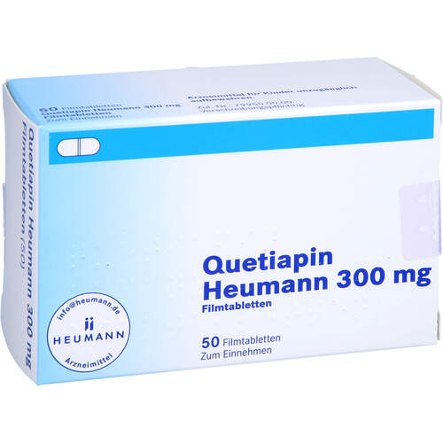 Quetiapin Heumann 300 mg Filmtabletten, 50 Stk., Heumann Pharma GmbH & Co. Generica KG