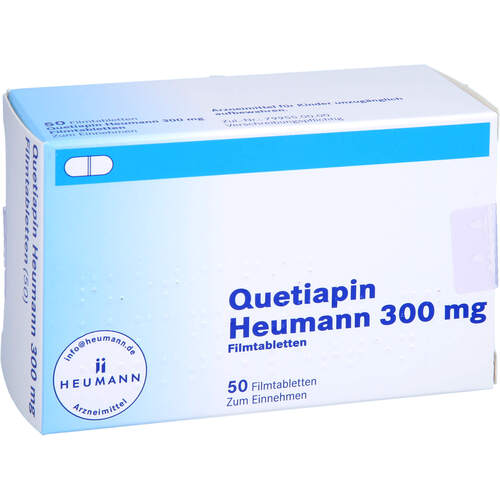 Quetiapin Heumann 300 mg Filmtabletten, 50 ST, Heumann Pharma GmbH & Co. Generica KG