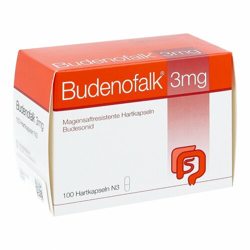 Budenofalk 3mg magensaftresistente Hartkapseln, 100 Stk., Dr. Falk Pharma GmbH