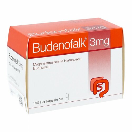 Budenofalk 3mg magensaftresistente Hartkapseln, 100 ST, Dr. Falk Pharma GmbH