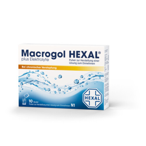 Macrogol Hexal plus Elektrolyte, 10 Stk., HEXAL AG