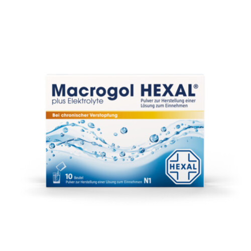 Macrogol Hexal plus Elektrolyte, 10 Stk., HEXAL AG