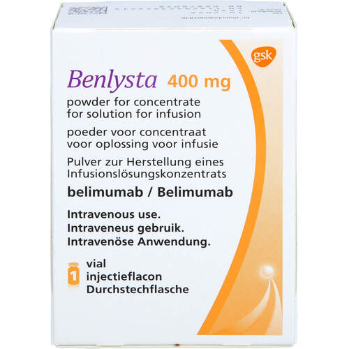 Benlysta 400mg Pulver z.Herst.e.Infusionslsg.Konz., 1 ST, GlaxoSmithKline GmbH & Co. KG