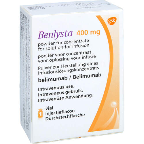 Benlysta 400mg Pulver z.Herst.e.Infusionslsg.Konz., 1 Stk., GlaxoSmithKline GmbH & Co. KG