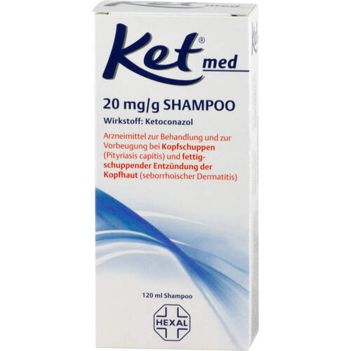 KET med 20 mg/g Shampoo, 120 ML, Hexal AG