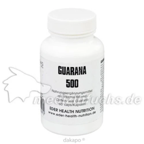 Guarana 500, 60 Stk., Eder Health Nutrition