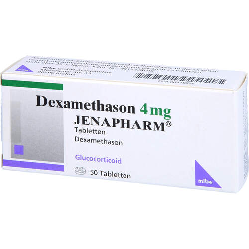 Dexamethason 4mg JENAPHARM, 50 Stk., Mibe GmbH Arzneimittel