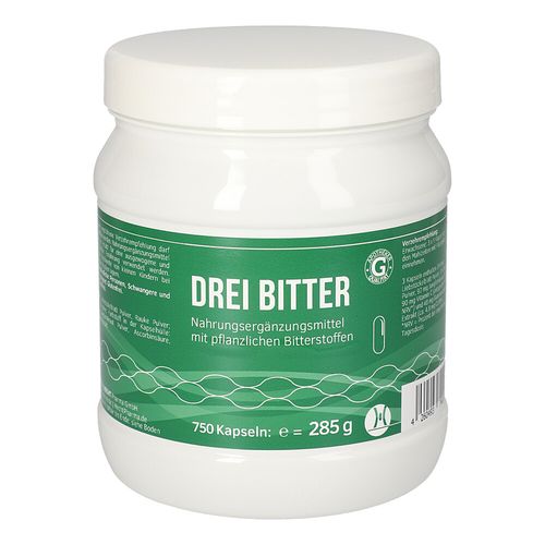Drei Bitter Hecht Kapseln, 750 Stk., Hecht-Pharma GmbH