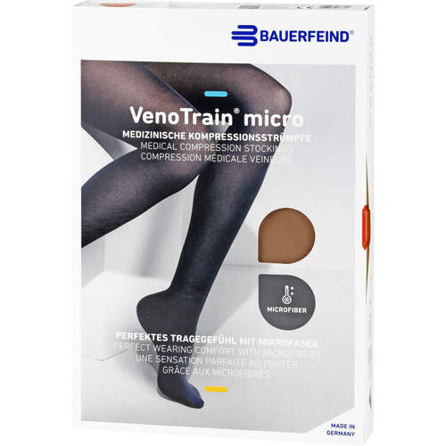 VenoTrain micro AGNgw 1 gFS Sns amaretto, 2 Stk., Bauerfeind AG Gesch&auml;ftsbereich Phlebologie