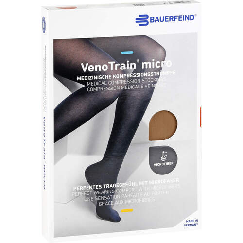 VenoTrain micro AGNgw 1 oFS Spl amaretto, 2 Stk., Bauerfeind AG Geschäftsbereich Phlebologie