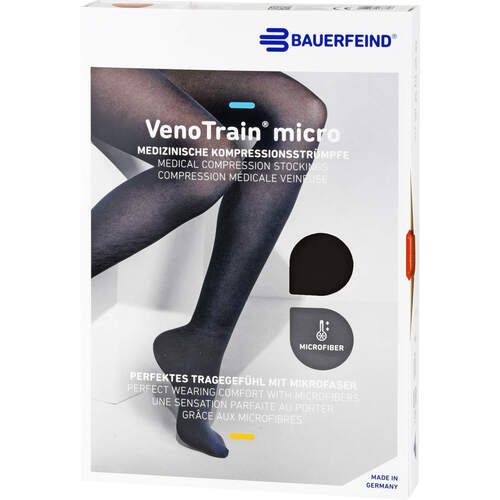 VenoTrain soft AGNow 1 oFS Sns schwarz, 2 Stk., Bauerfeind AG Gesch&auml;ftsbereich Phlebologie