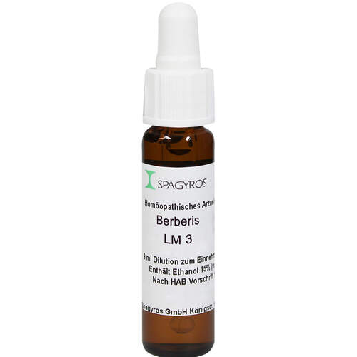 BERBERIS LM 3 Dilution, 9 ml, Spagyros GmbH