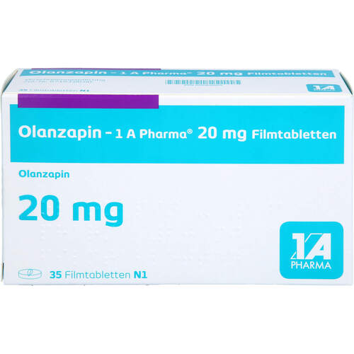 Olanzapin - 1 A Pharma 20mg Filmtabletten, 35 Stk., 1 A Pharma GmbH