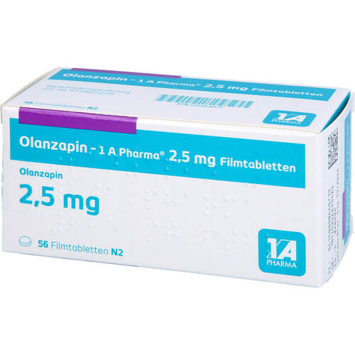 Olanzapin - 1 A Pharma 2.5mg Filmtabletten, 56 Stk., 1 A Pharma GmbH