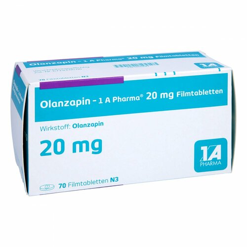Olanzapin - 1 A Pharma 20mg Filmtabletten, 70 Stk., 1 A Pharma GmbH