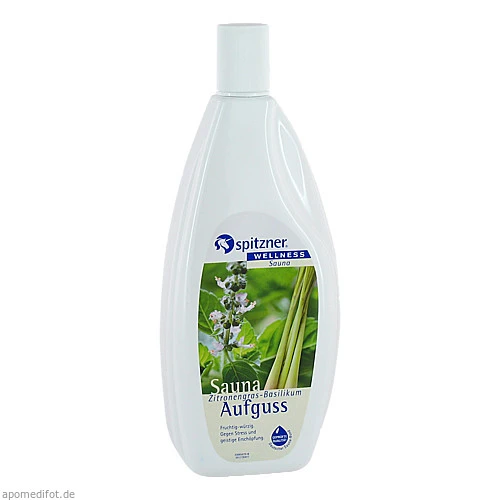 Spitzner Saunaaufguss Zitronengras-Basilikum Welln, 1000 ml, W. Spitzner Arzneimittelfabrik GmbH