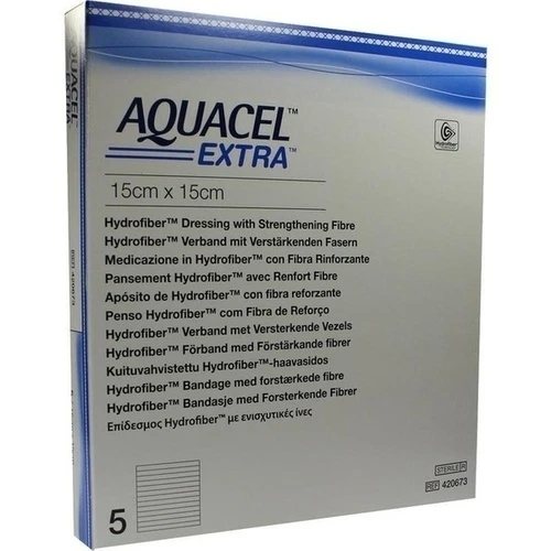 AQUACEL Extra 15x15cm, 5 Stk., Convatec (Germany) GmbH