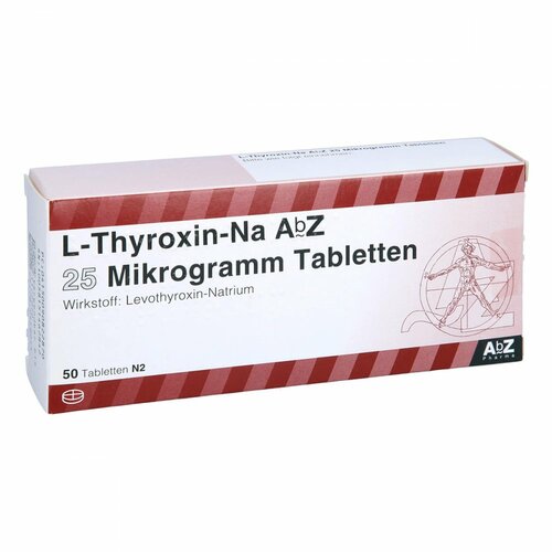 L-Thyroxin-Na AbZ 25 ug Tabletten, 50 st, Abz Pharma GmbH