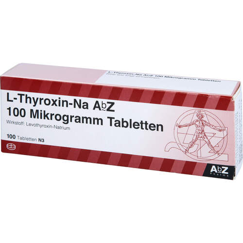 L-Thyroxin-Na AbZ 100 ug Tabletten, 100 Stk., Abz Pharma GmbH