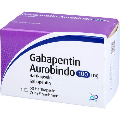 Gabapentin Aurobindo 100mg Hartkapseln, 50 Stk., PUREN Pharma GmbH & Co. KG