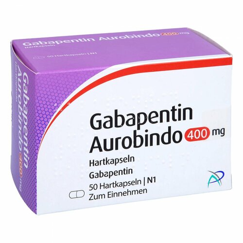 Gabapentin Aurobindo 400mg Hartkapseln, 50 Stk., PUREN Pharma GmbH & Co. KG