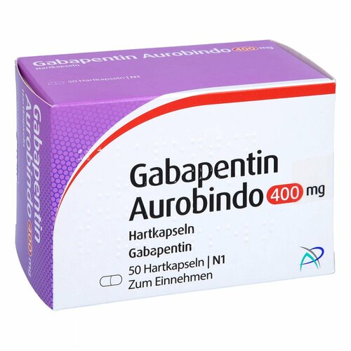 Gabapentin Aurobindo 400mg Hartkapseln, 50 ST, PUREN Pharma GmbH & Co. KG