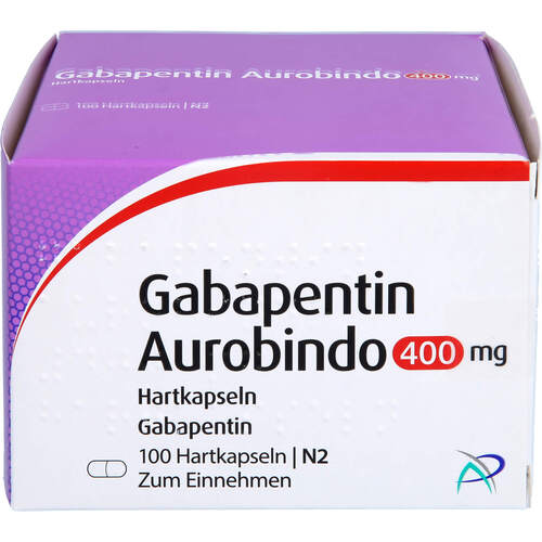 Gabapentin Aurobindo 400mg Hartkapseln, 100 Stk., PUREN Pharma GmbH & Co. KG