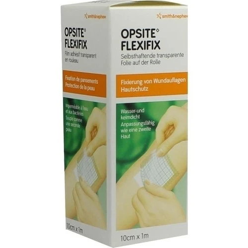 Opsite Flexifix PU Folie 10cm x 1m unsteril Rolle, 1 Stk., Junek Europ-Vertrieb GmbH