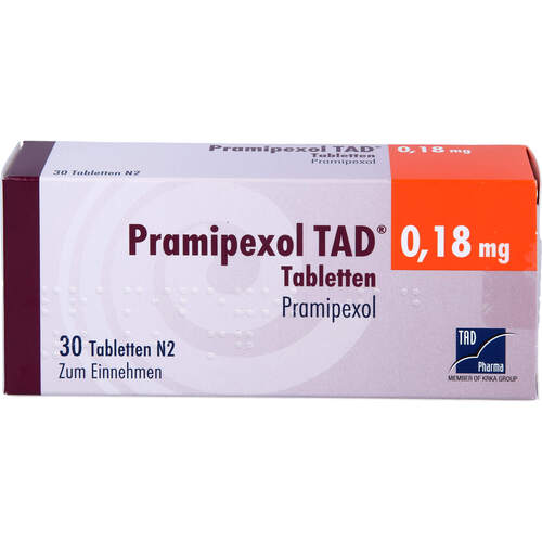 Pramipexol TAD 0.18mg Tabletten, 30 Stk., TAD Pharma GmbH