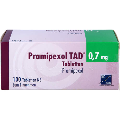 Pramipexol TAD 0.7mg Tabletten, 100 Stk., TAD Pharma GmbH
